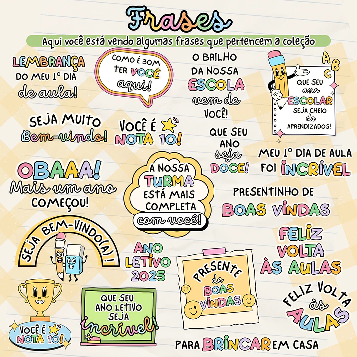 Kit Digital Volta as aulas mais Mimos em Png  5
