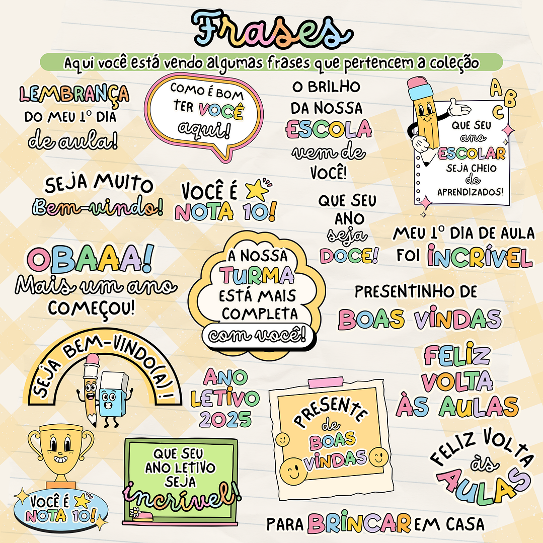 Kit Digital Volta as aulas mais Mimos em Png  5