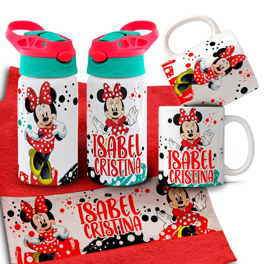 Arquivo para Personalização Volta as Aulas Garrafinha Toalhinha e Caneca Arquivo Editável 13