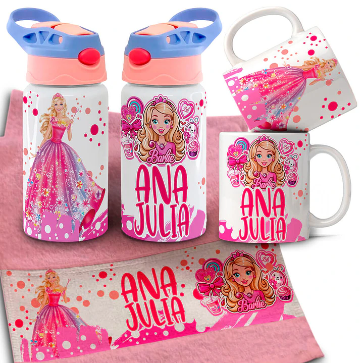 Arquivo para Personalização Volta as Aulas Garrafinha Toalhinha e Caneca Arquivo Editável 16