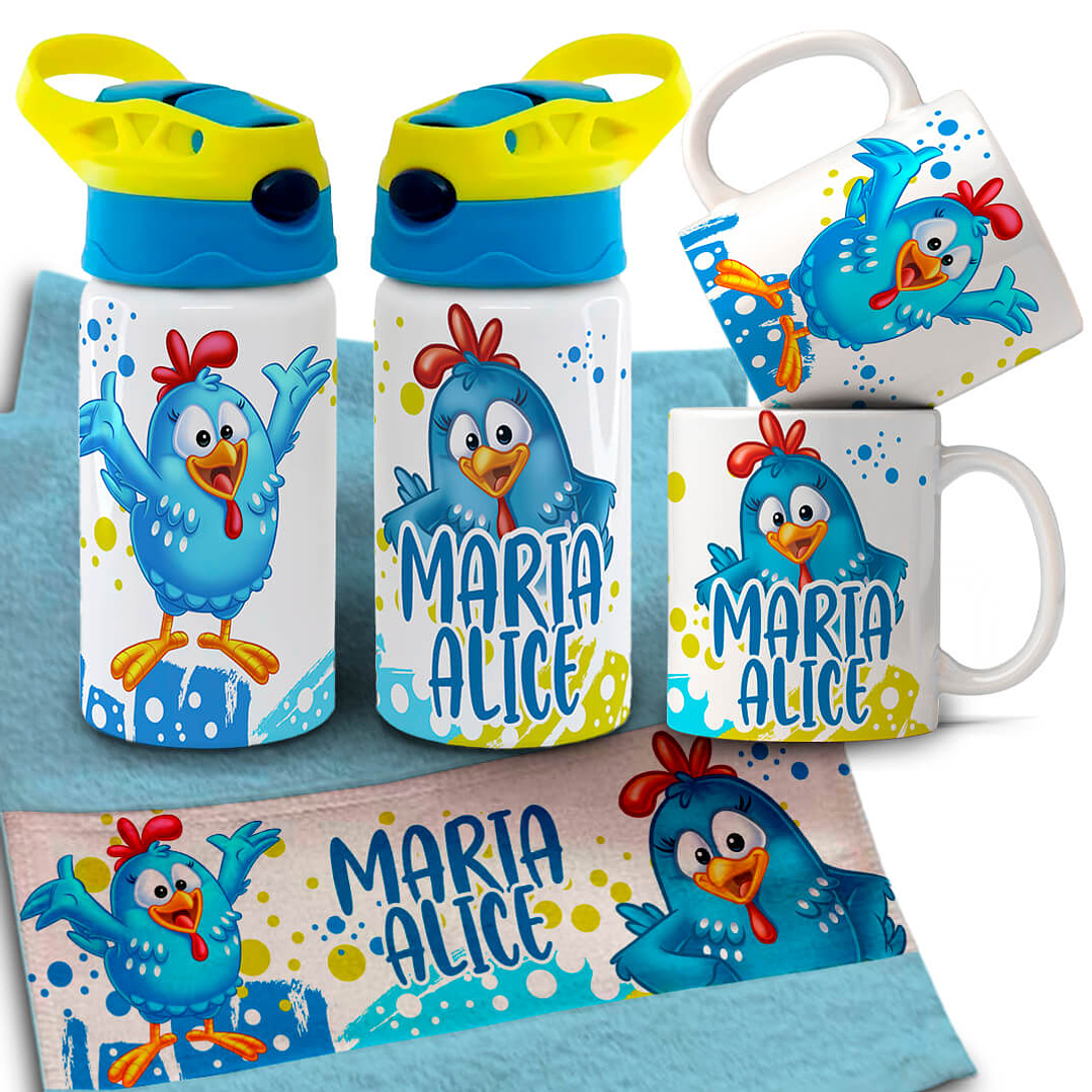 Arquivo para Personalização Volta as Aulas Garrafinha Toalhinha e Caneca Arquivo Editável 25