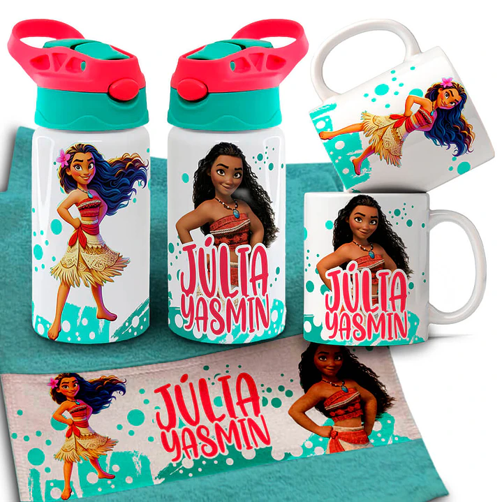 Arquivo para Personalização Volta as Aulas Garrafinha Toalhinha e Caneca Arquivo Editável 31