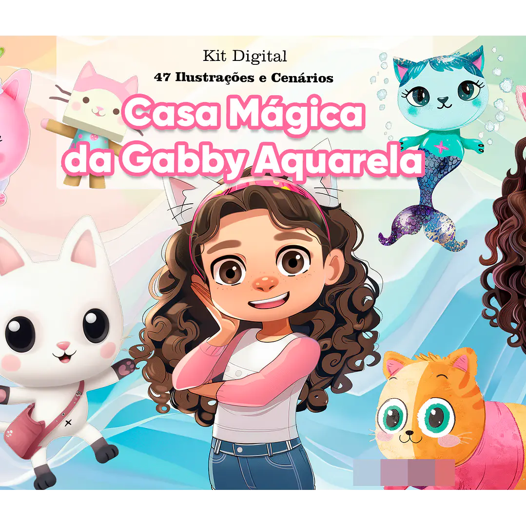 Kit Digital Casa Mágica da Gaby Arquivo em Png   1
