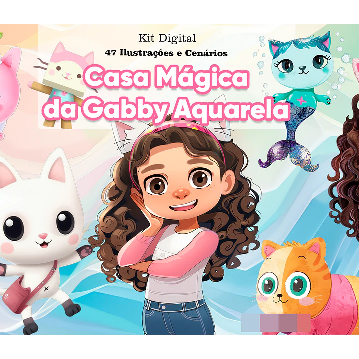 Kit Digital Casa Mágica da Gaby Arquivo em Png   1