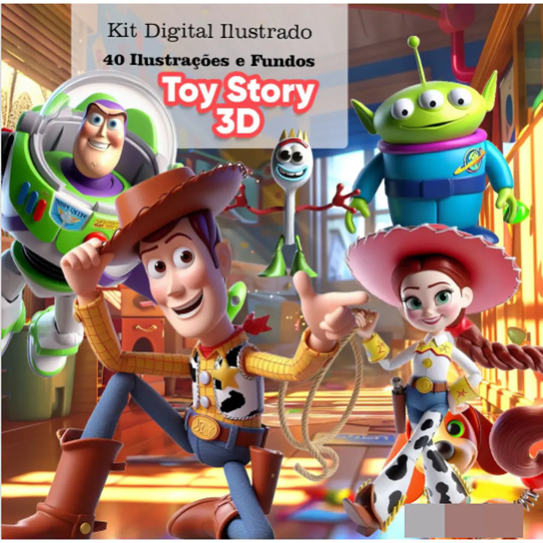 Kit Digital Toy Story Arquivo em Png  1