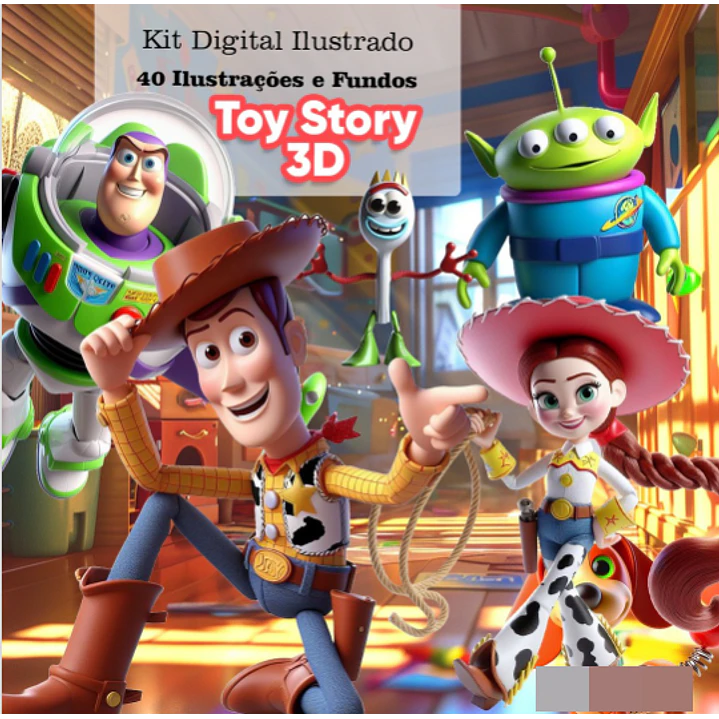Kit Digital Toy Story Arquivo em Png  1