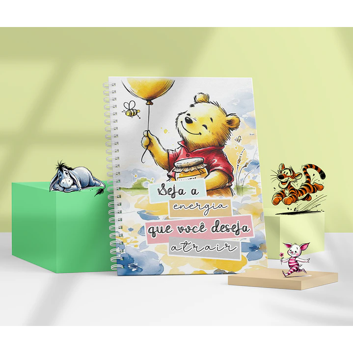 6 Artes para Caneca Ursinho Pooh Arquivo Editável 1