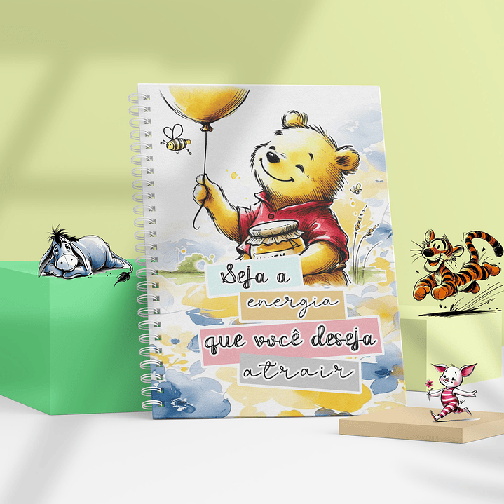 6 Artes para Caneca Ursinho Pooh Arquivo Editável 1