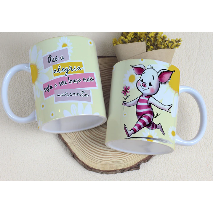 6 Artes para Caneca Ursinho Pooh Arquivo Editável 5