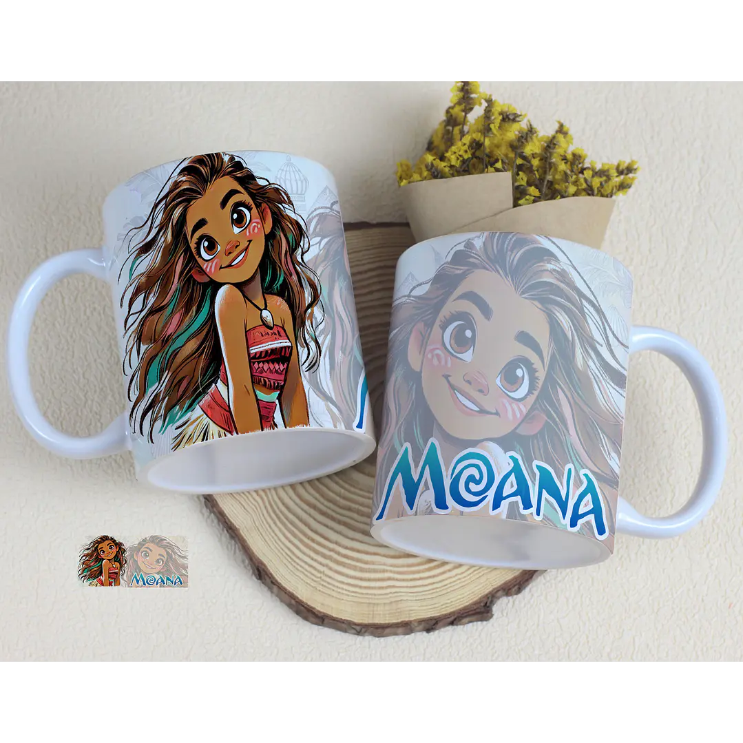 11 Artes para Caneca Moana Arquivo Editável 6