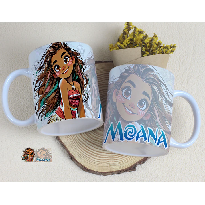 11 Artes para Caneca Moana Arquivo Editável 6