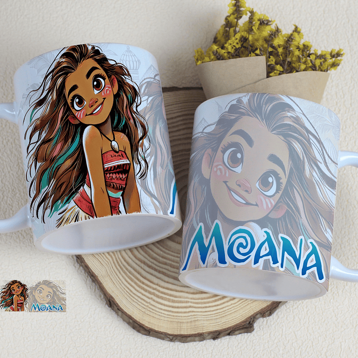11 Artes para Caneca Moana Arquivo Editável 6