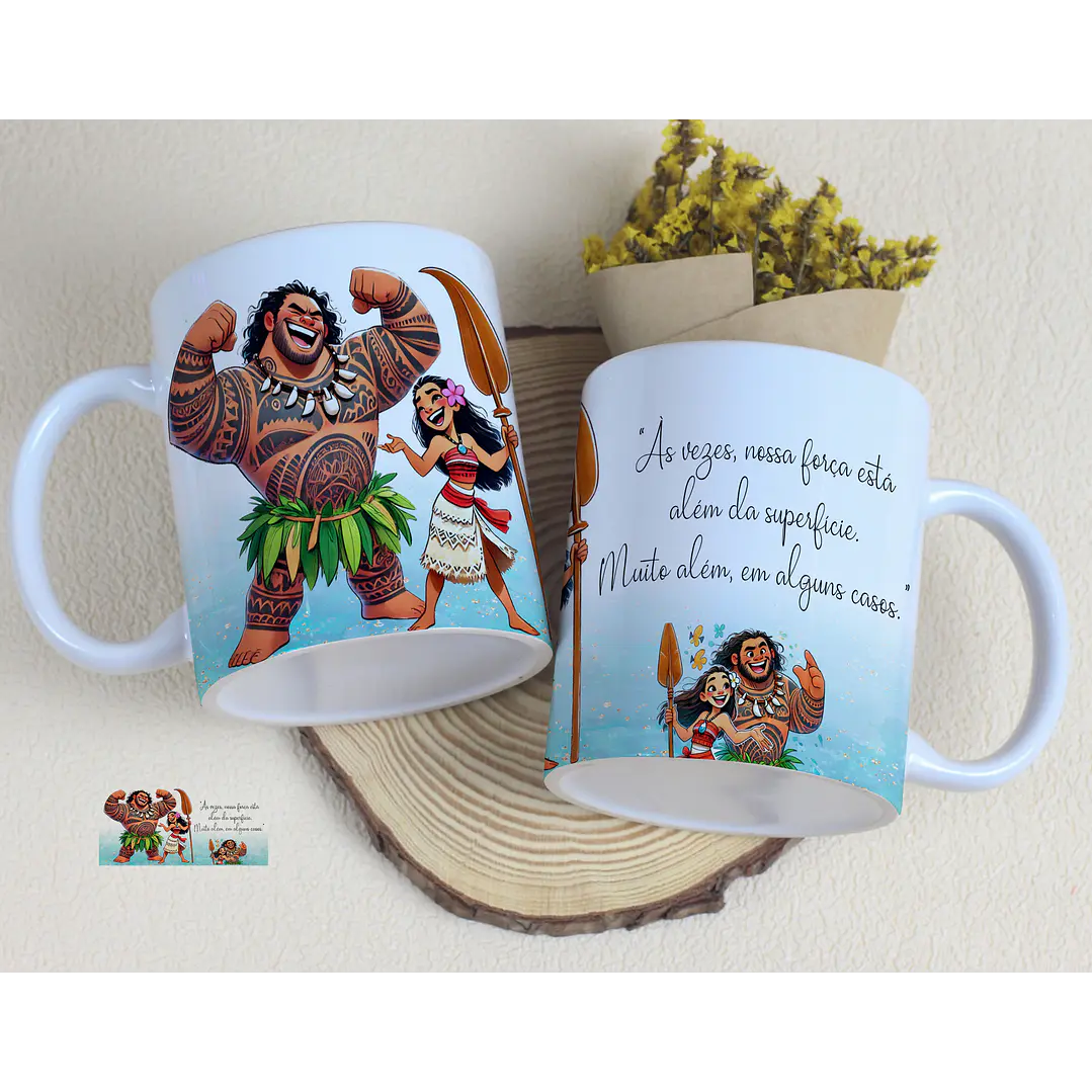 11 Artes para Caneca Moana Arquivo Editável 8