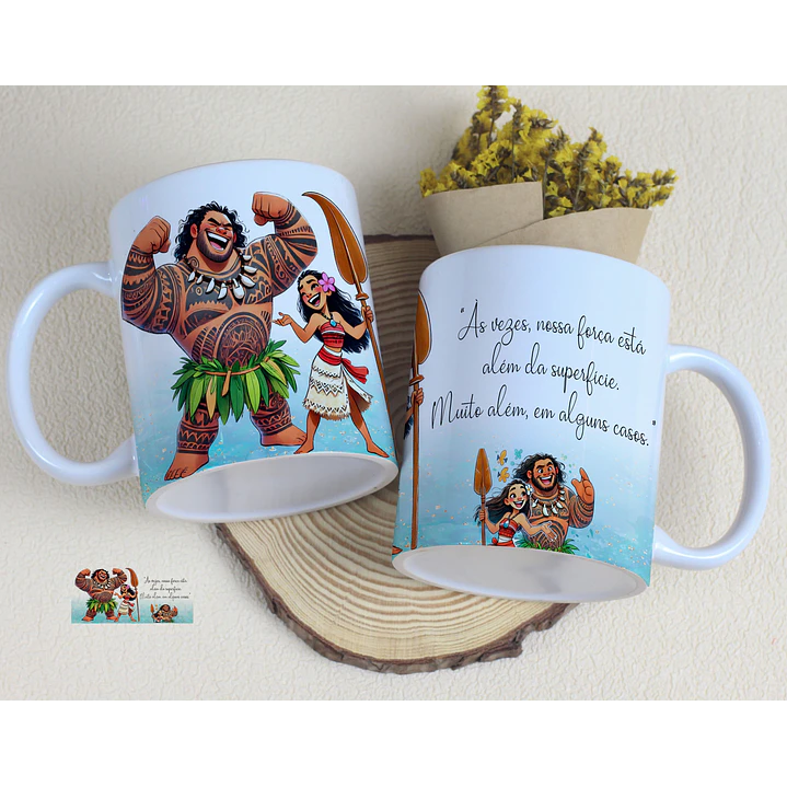 11 Artes para Caneca Moana Arquivo Editável 8