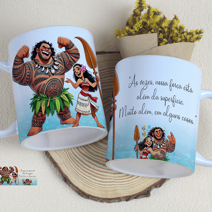 11 Artes para Caneca Moana Arquivo Editável 8