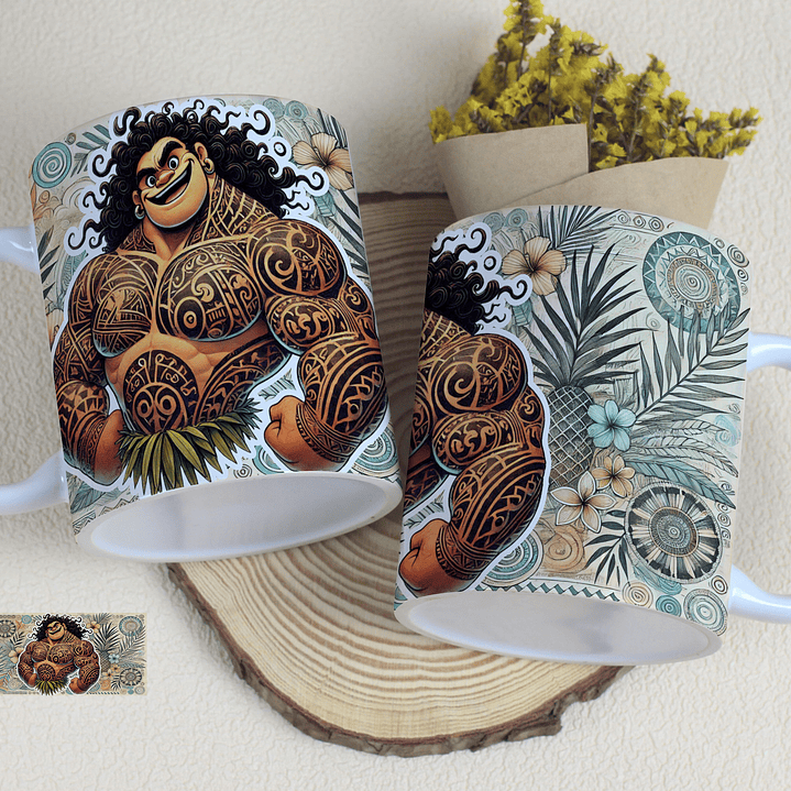 11 Artes para Caneca Moana Arquivo Editável 9