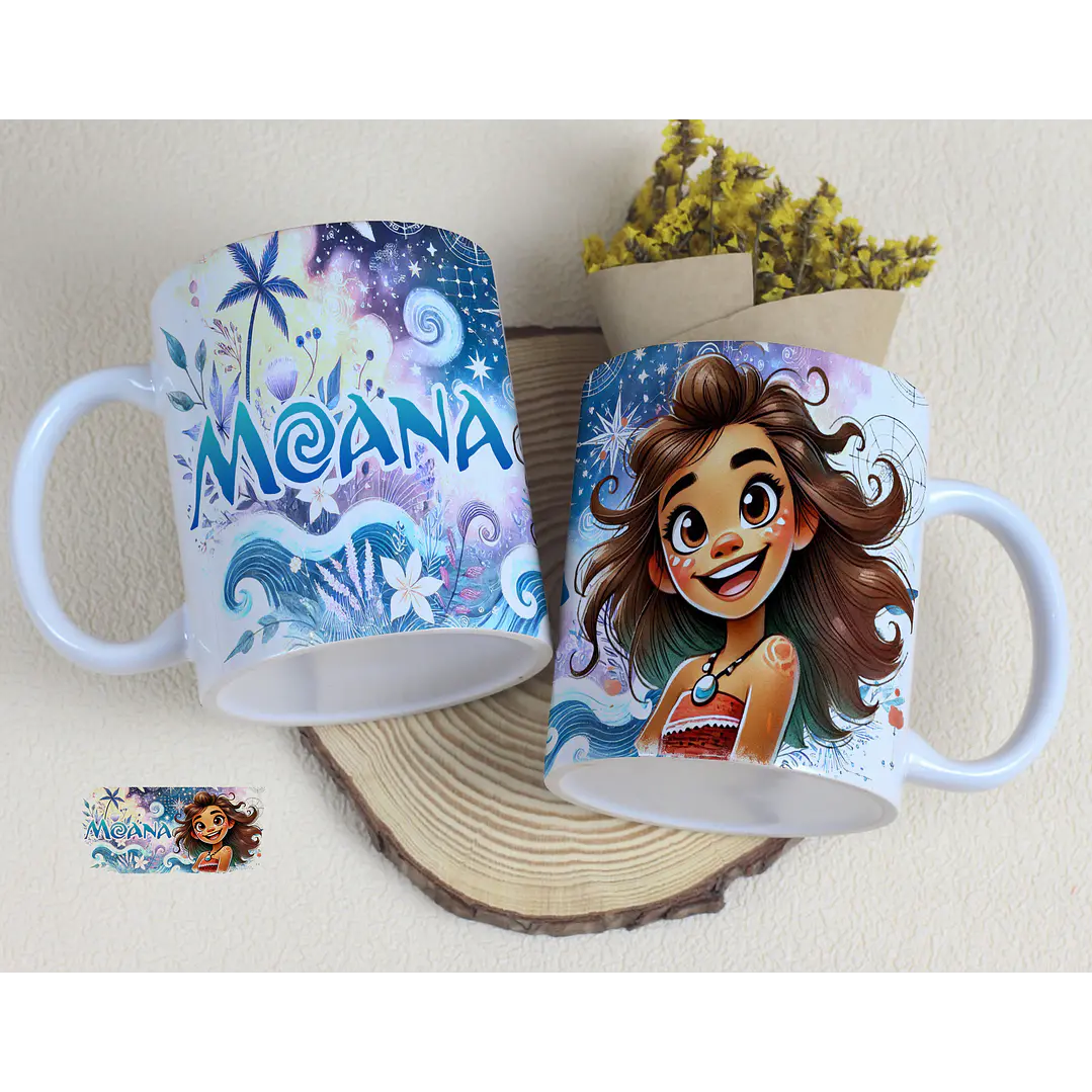 11 Artes para Caneca Moana Arquivo Editável 10