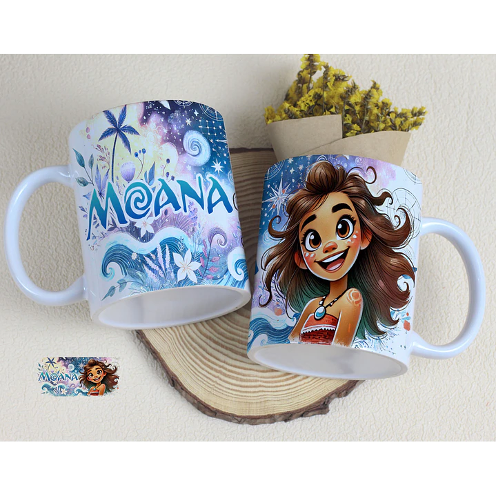 11 Artes para Caneca Moana Arquivo Editável 10