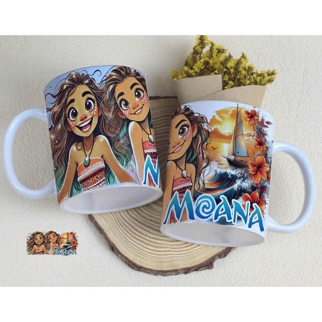 11 Artes para Caneca Moana Arquivo Editável 11