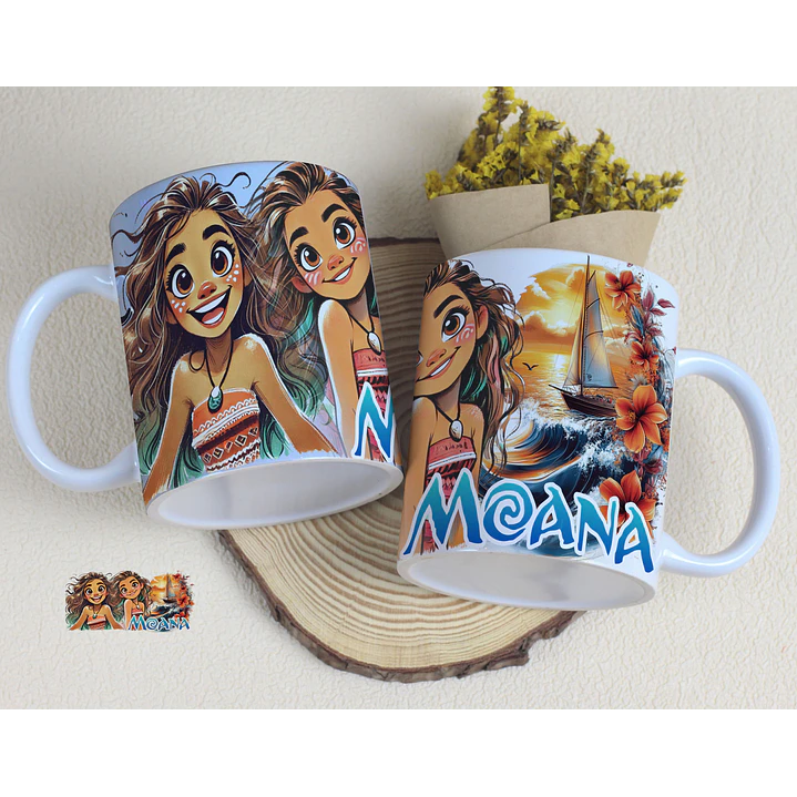 11 Artes para Caneca Moana Arquivo Editável 11