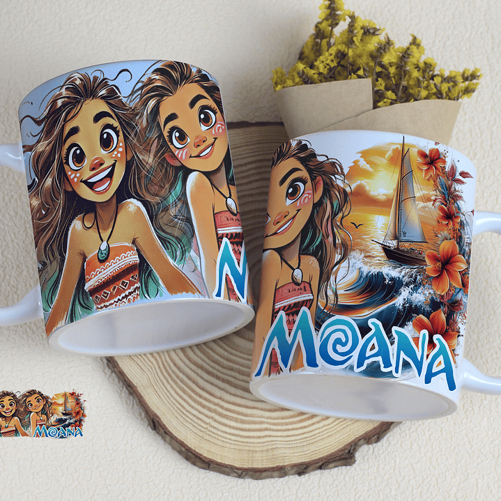 11 Artes para Caneca Moana Arquivo Editável 11