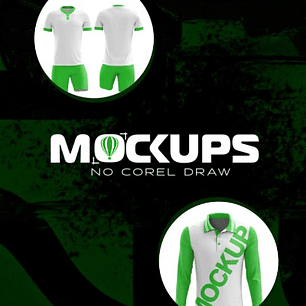 28 Modelos de Mockups para Camisas Masculinas em CorelDraw