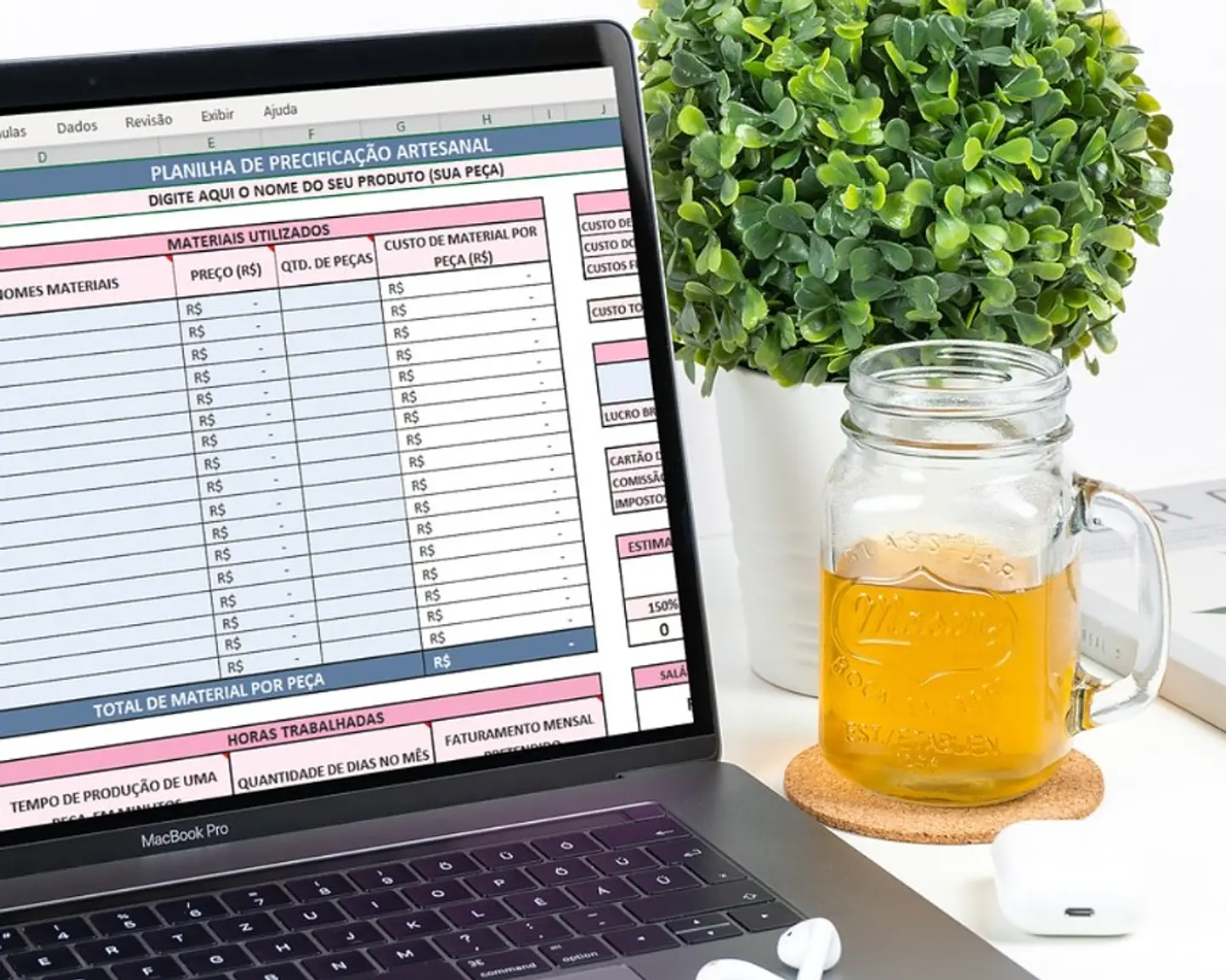 Arquivo Planilha Controle de Caixa Pedidos e Produtos em Execel 6