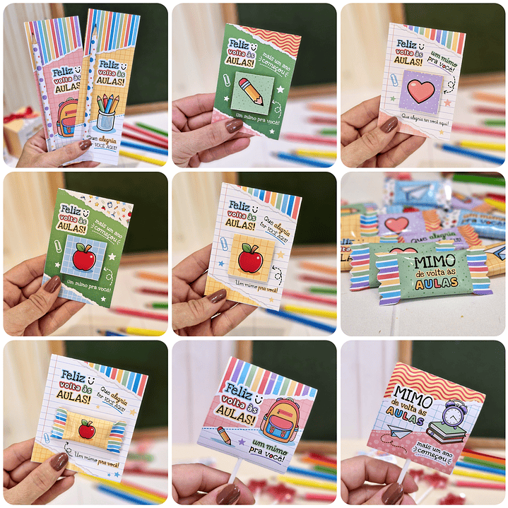 Arquivos de Corte Fofinhos Volta as Aulas para Imprimir 3