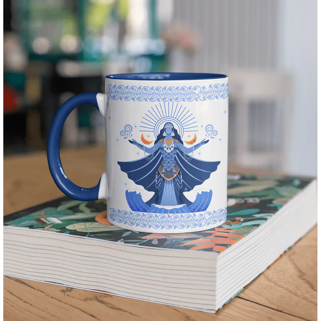 8 Artes para Caneca e Camisa Iemanja Arquivo Editável 1