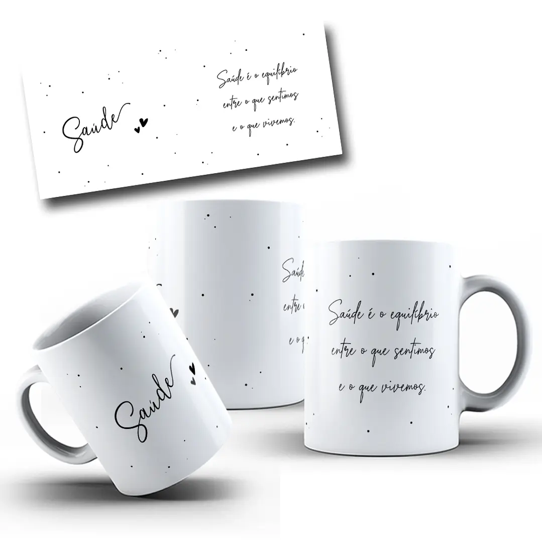 12 Artes para Caneca Positividade Arquivo em Jpg  3