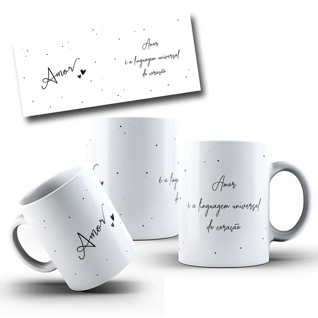 12 Artes para Caneca Positividade Arquivo em Jpg  5