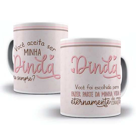 20 Artes para Caneca Dindos Dindas Madrinha Padrinho Arquivo Editável