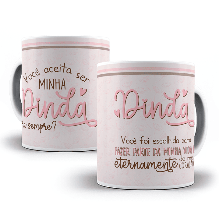 20 Artes para Caneca Dindos Dindas Madrinha Padrinho Arquivo Editável 3