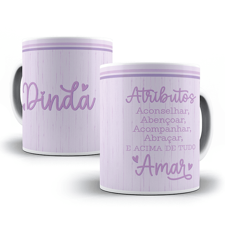 20 Artes para Caneca Dindos Dindas Madrinha Padrinho Arquivo Editável 4