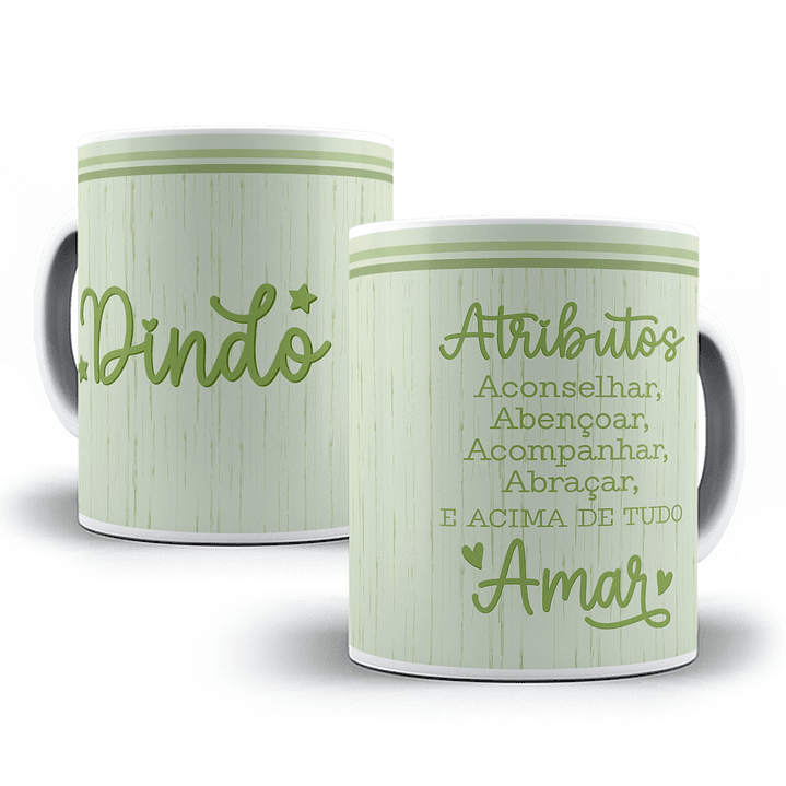 20 Artes para Caneca Dindos Dindas Madrinha Padrinho Arquivo Editável 10