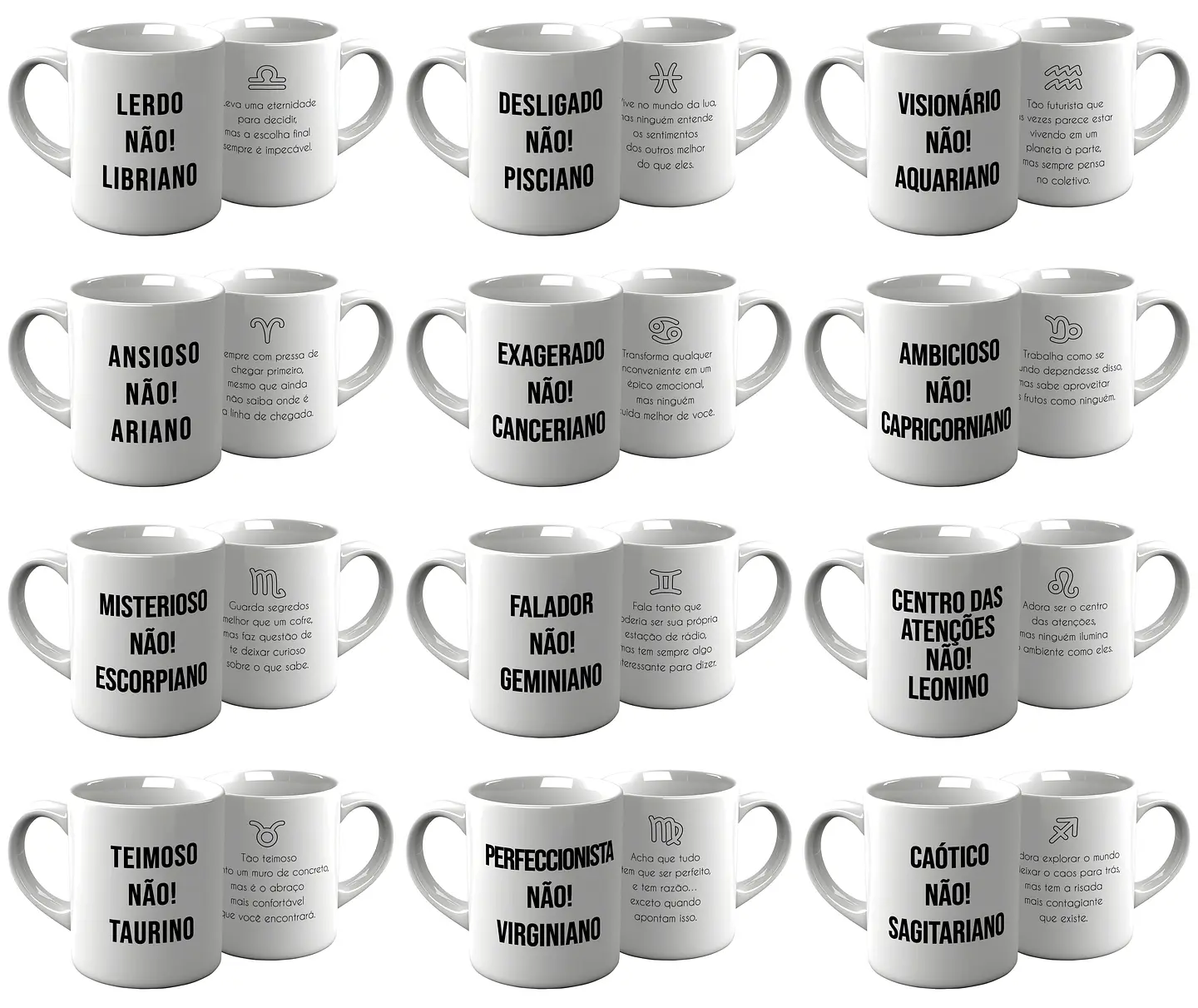 24 Artes para Caneca e Azulejo Signos Arquivo em Png 1