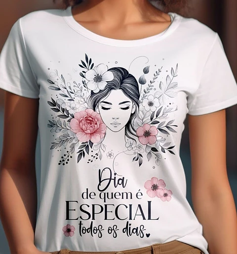10 Artes para Caneca e Camisa Dia das Mulheres Arquivo Editável 