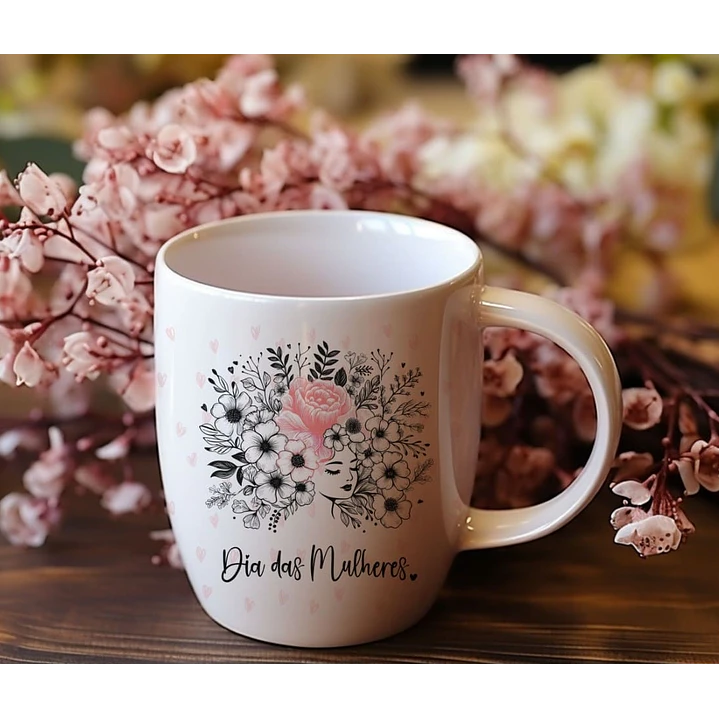 10 Artes para Caneca e Camisa Dia das Mulheres Arquivo Editável  9