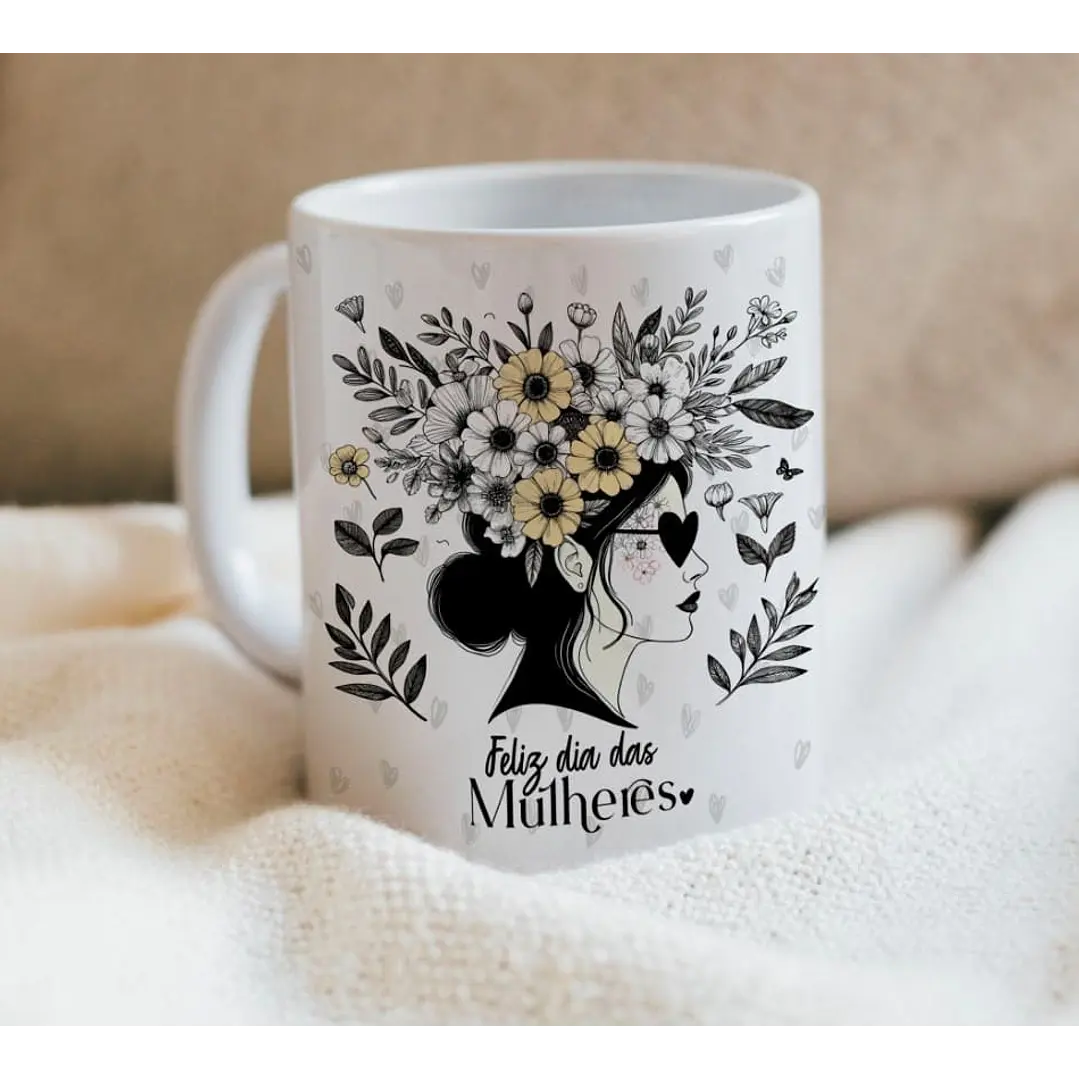 10 Artes para Caneca e Camisa Dia das Mulheres Arquivo Editável  10