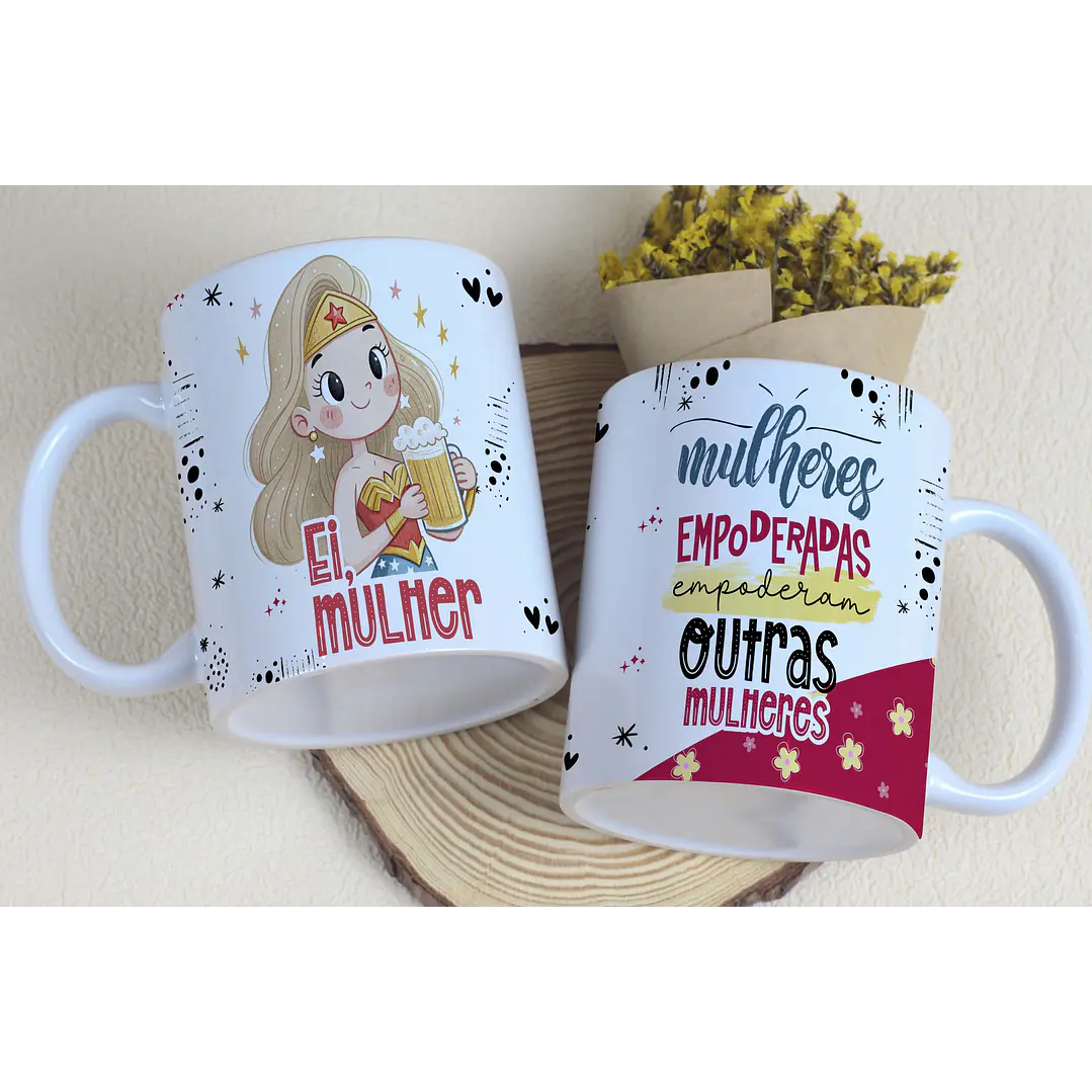 17 Artes para Caneca e Capa Agenda Dia das Mulheres Guerreiras Arquivo Editável   1