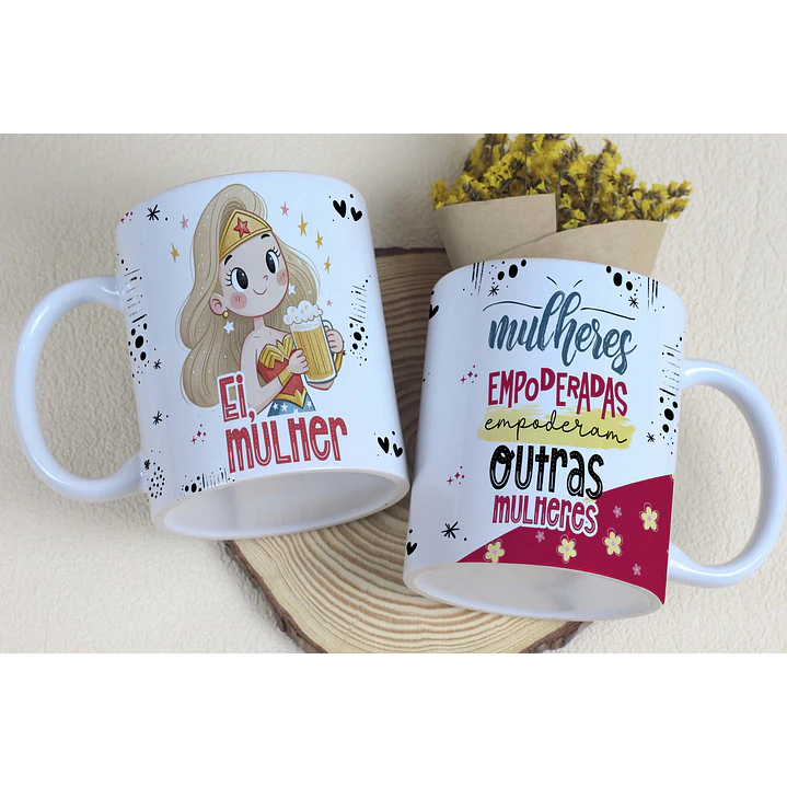 17 Artes para Caneca e Capa Agenda Dia das Mulheres Guerreiras Arquivo Editável   1