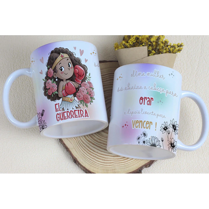 17 Artes para Caneca e Capa Agenda Dia das Mulheres Guerreiras Arquivo Editável   9