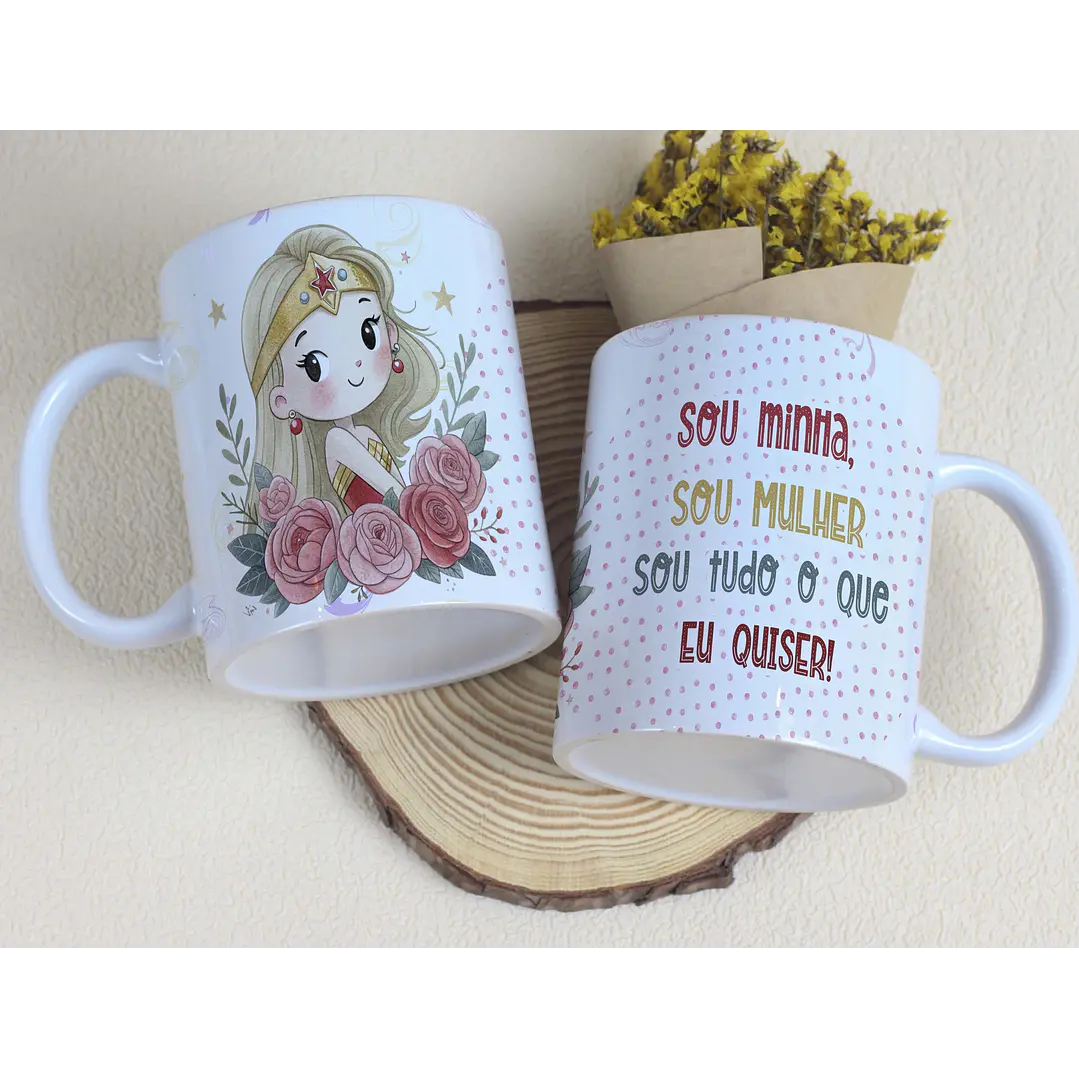 17 Artes para Caneca e Capa Agenda Dia das Mulheres Guerreiras Arquivo Editável   17