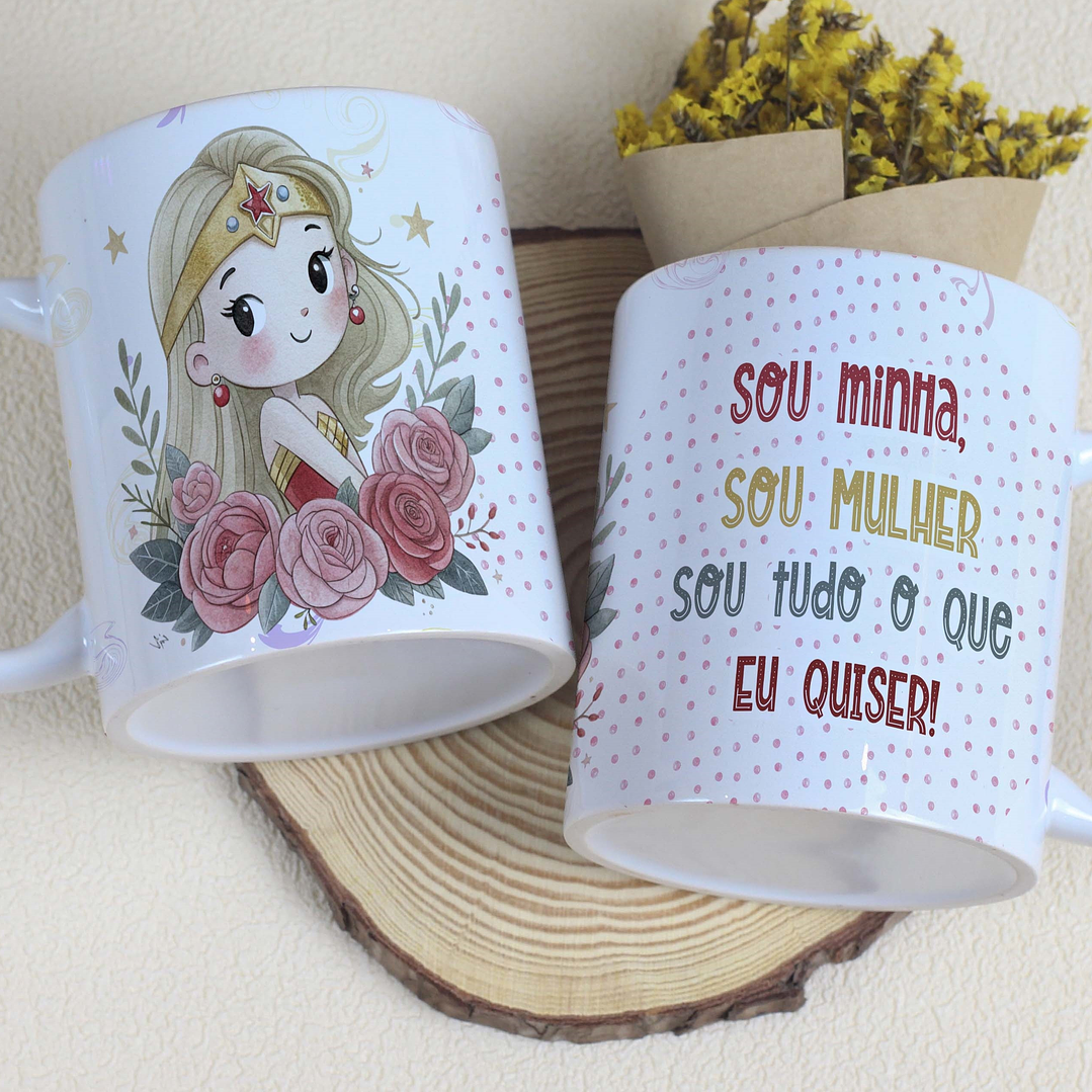 17 Artes para Caneca e Capa Agenda Dia das Mulheres Guerreiras Arquivo Editável   17