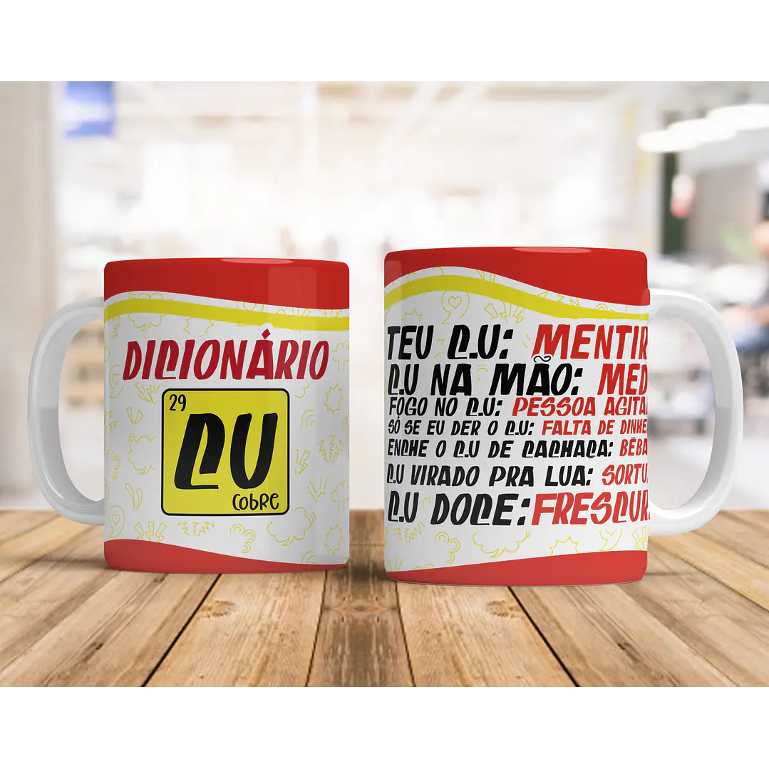 Artes Caneca Frase Dicionário Cú Arquivo em Jpg 1