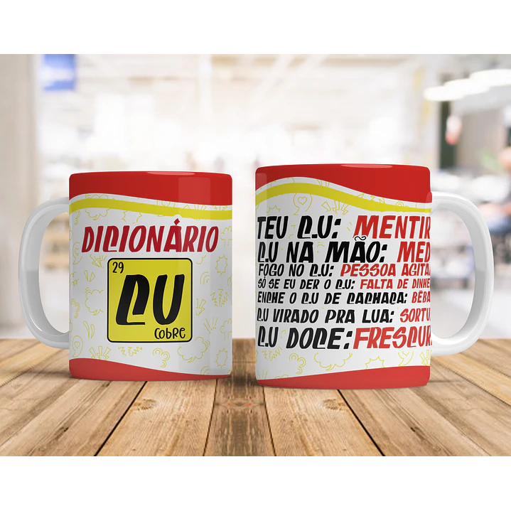 Artes Caneca Frase Dicionário Cú Arquivo em Jpg 1