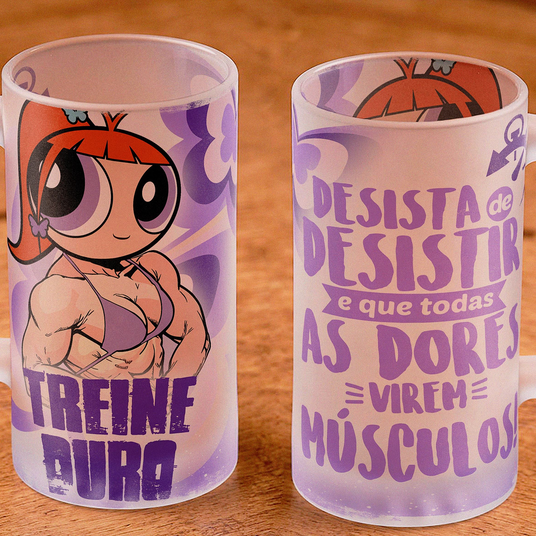 12 Artes para Copo Chopp Meninas Super Poderosas Arquivo em Jpg 3