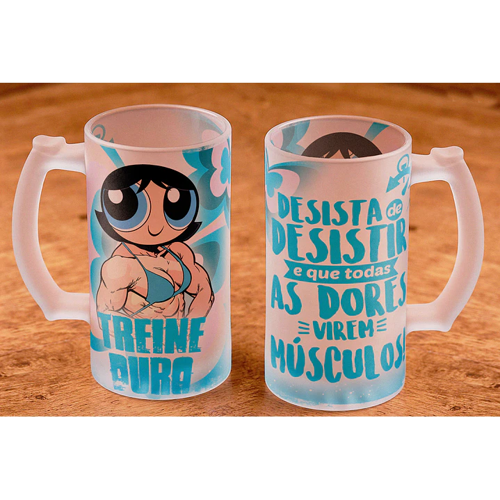 12 Artes para Copo Chopp Meninas Super Poderosas Arquivo em Jpg 6