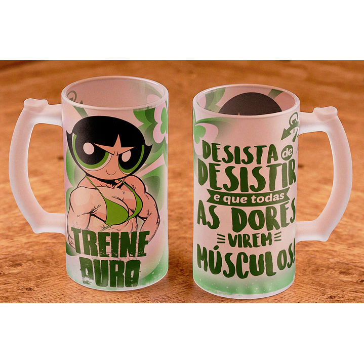 12 Artes para Copo Chopp Meninas Super Poderosas Arquivo em Jpg 7