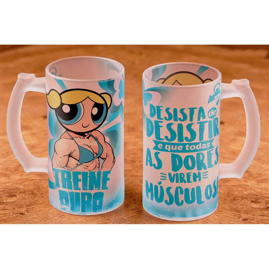 12 Artes para Copo Chopp Meninas Super Poderosas Arquivo em Jpg 9